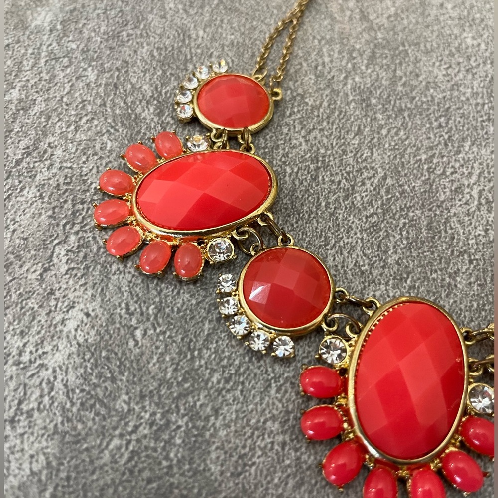 Pink Statement Necklace - Picture 3 of 4